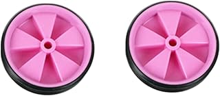 Bicycle Training Wheels for Kids, 1 Pair Children's Bike Stabilisers Cycling Support Wheels, Balance Stabilisers Training Tool Low Noise Rubber Bike Replacement (pink)