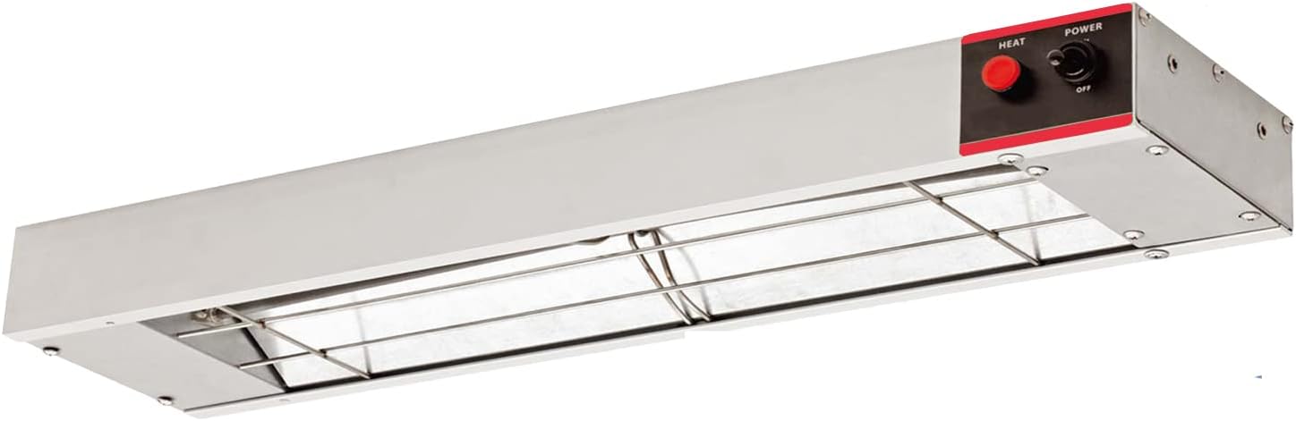 36 Inch Food Heat Lamp Commercial Food Warmer Overhead Strip Warmer 850 Watts with Chain and Us Plug,110v (36")