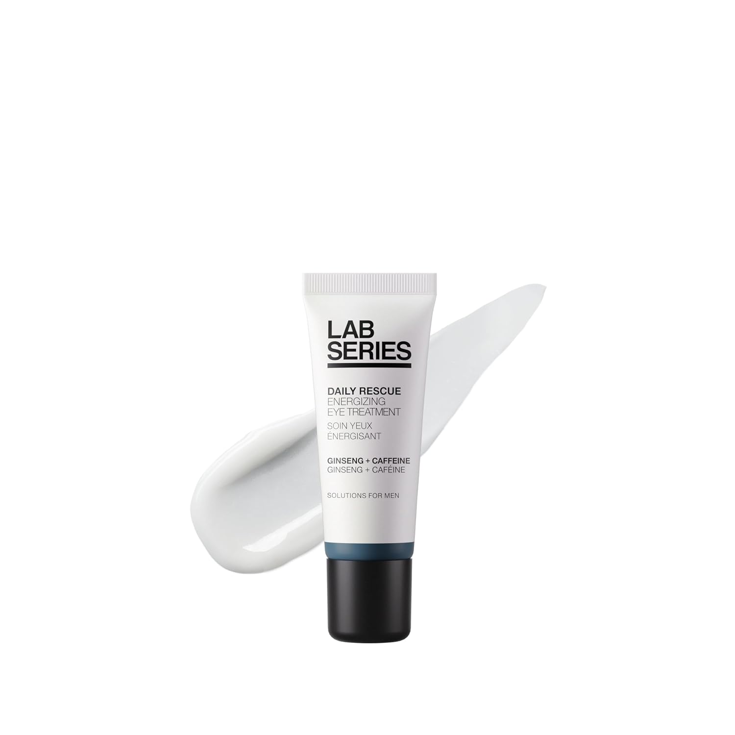 Lab Series Men's Daily Rescue Energizing Eye Treatment - Under Eye Cream Moisturizer with Ginseng & Caffeine - Energizes and Hydrates - Skin Care for Men, 0.5 Fl Oz