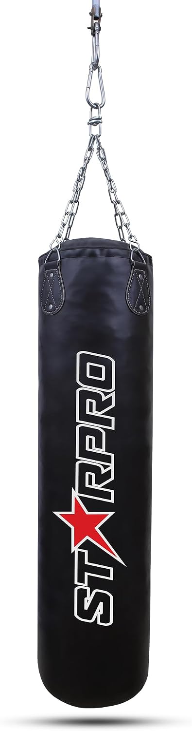Starpro | Heavy Punch Bag | Hanging & Filled | 3ft, 4ft, 6ft | Adult, Filled Punch Bag, Heavy Boxing Bag