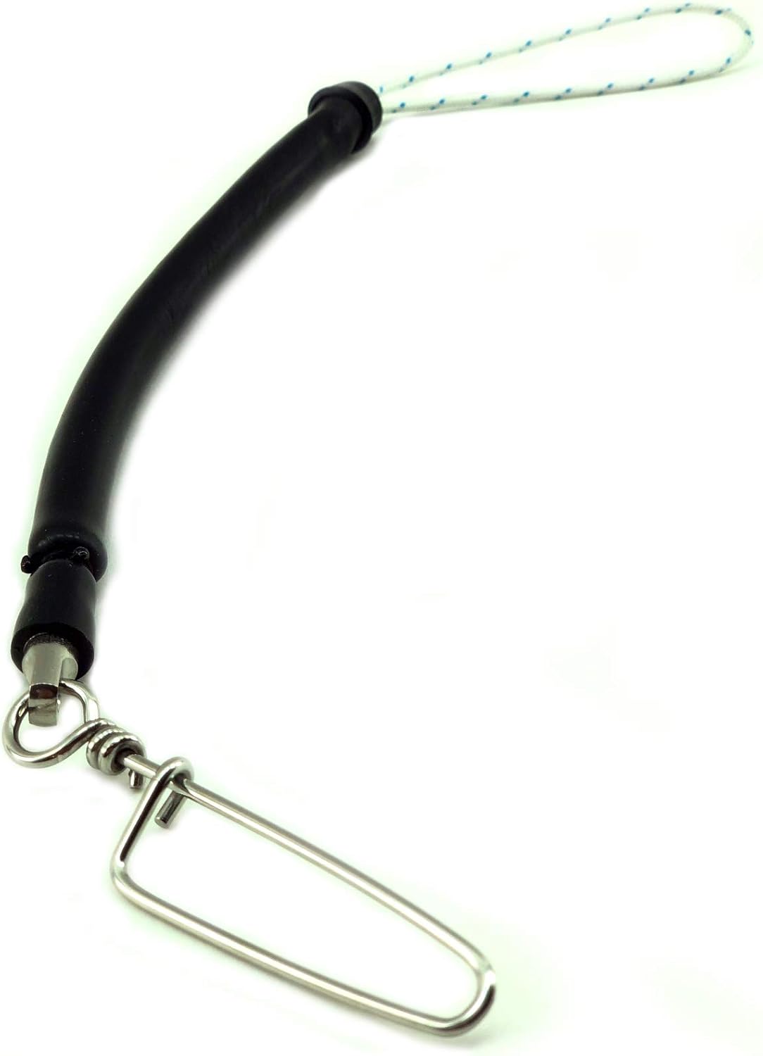 3/8" Bungee/Shock Cord for Speargun Shooting Line with Stainless Steel Swivel Snapclip or Pigtail