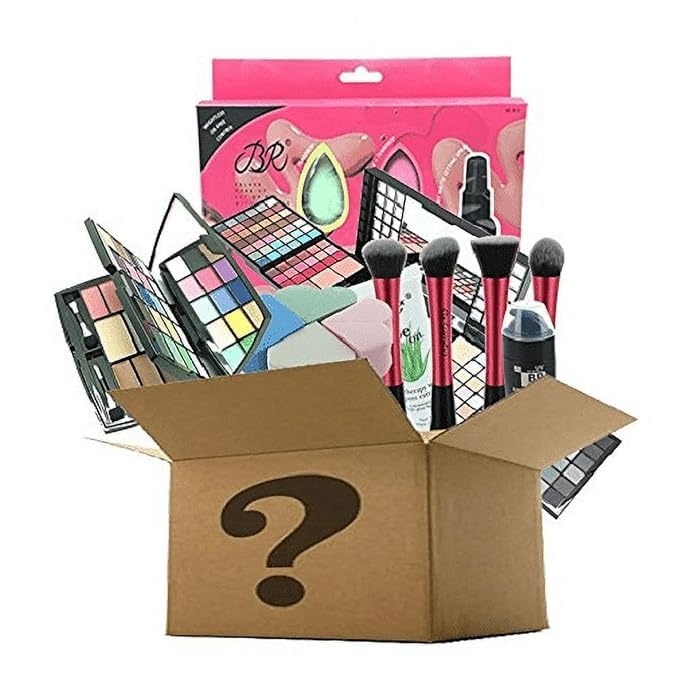 Rucci Beauty Revolution Mystery Box Bundle of 10, Exclusive All-in Box Hair Tool and Brush, Makeup Brush, Sponge, Eye Curler, Bath and Spa, Body and Personal Care Kit, Travel Mirror, And More at $119