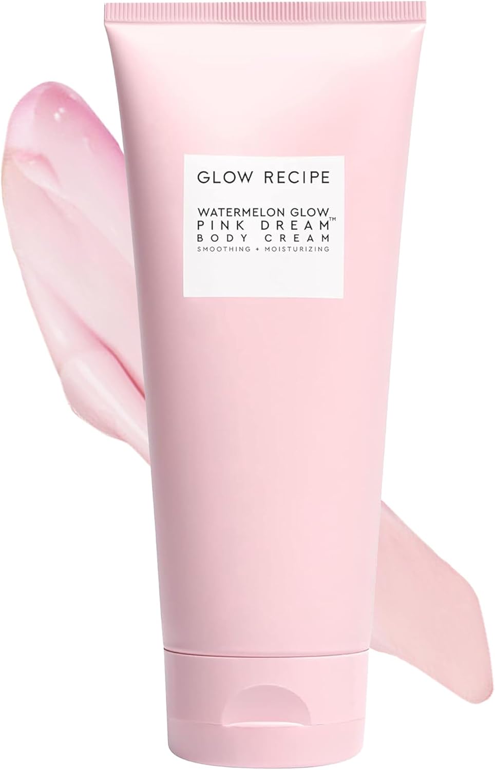 Glow Recipe Watermelon Glow Pink Dream Body Cream - Hyaluronic Acid Body Butter Lotion for Skin Barrier Repair - Non Greasy Body Cream Brightening Moisturizer With Watermelon Seed Butter (200 ml)