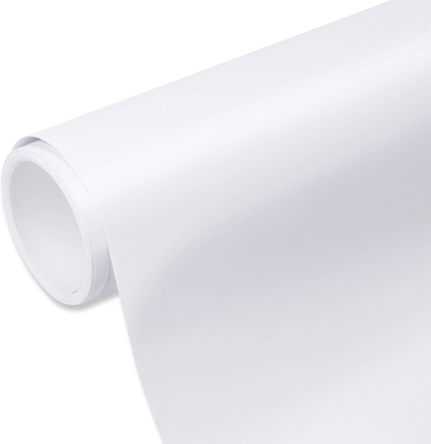 VINYL FROG White Matte Vinyl Roll, 12" x 10ft, Waterproof, Scratch-Resistant, for Home Decor, Mug, Car, and Other Stickers