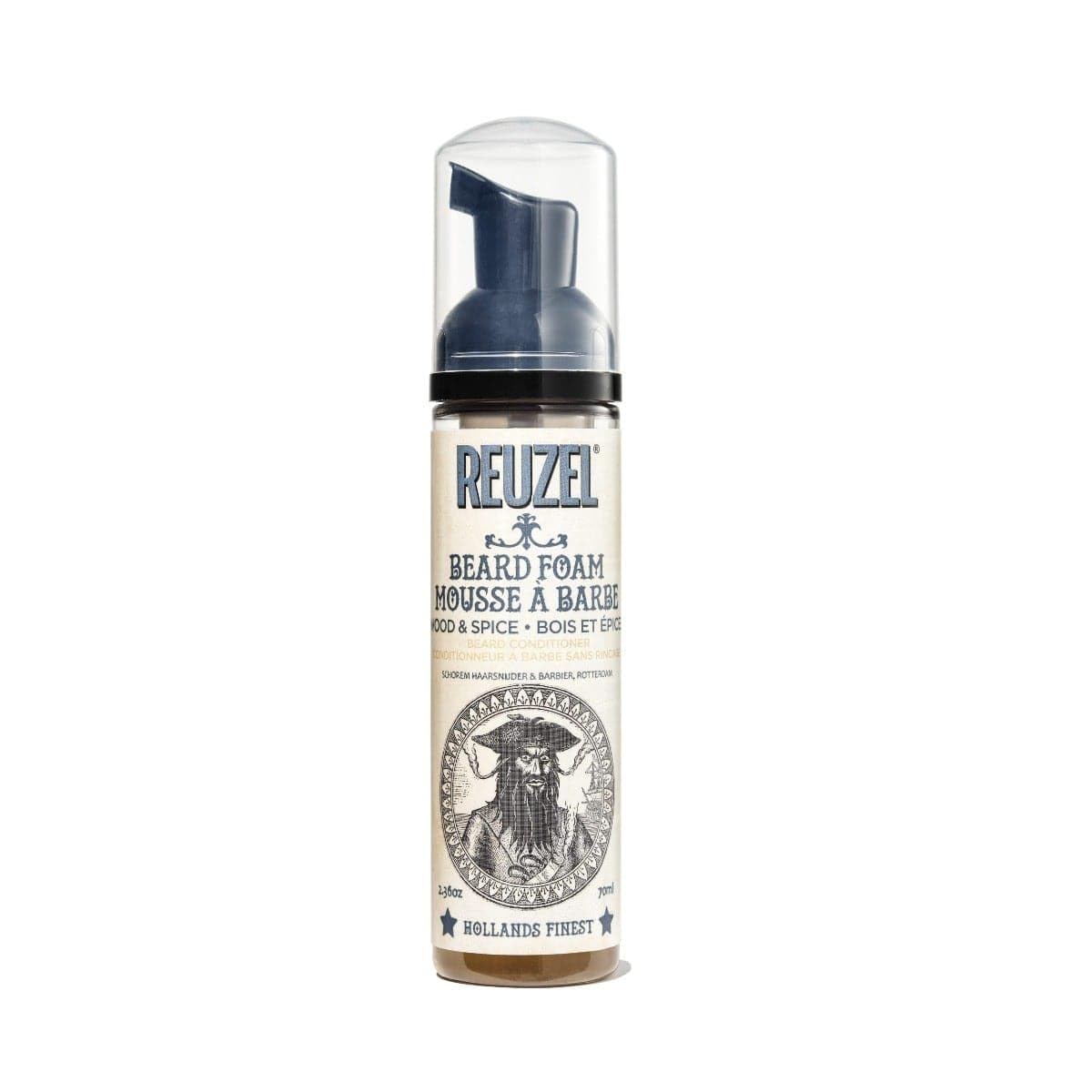Reuzel Wood and Spice Beard Foam, Deodorizes Beard, 2.36 oz