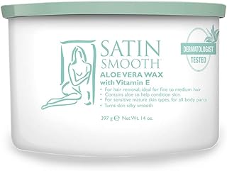 Satin Smooth Aloe Vera Hair Removal Wax 14oz.