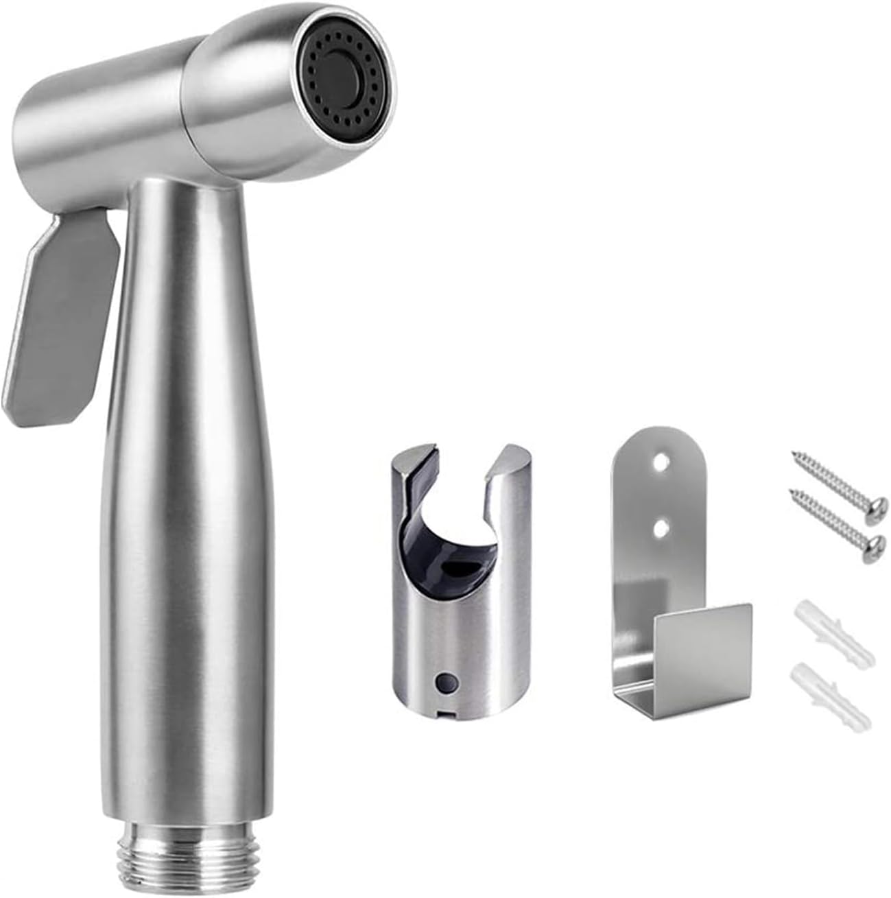 Handheld Bidet Sprayer,Toilet Sprayer/Hand-held Stainless Steel with Hook, Easy to Install, for Personal Hygiene and Bedpan WC
