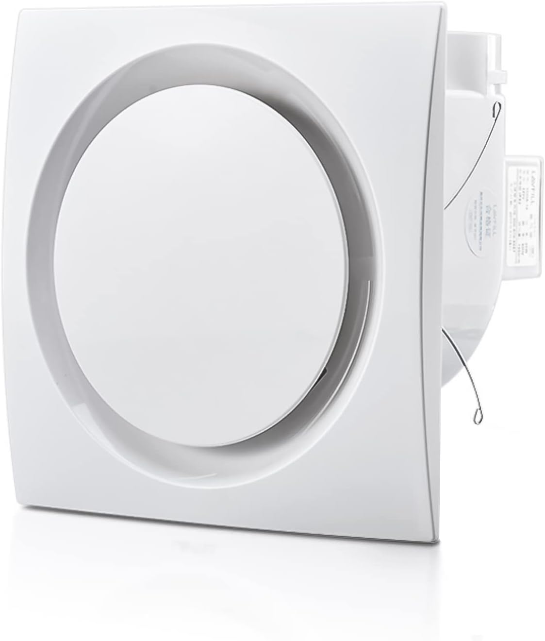 TWSOUL 8 inch Bathroom Exhaust Fan, Silent Bathroom Ceiling Ventilation Fan
