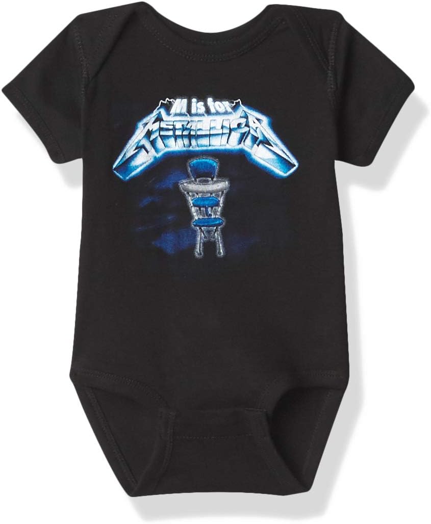Metallica baby-boys Baby M is for Rtl BodysuitBaby and Toddler T-Shirt Set