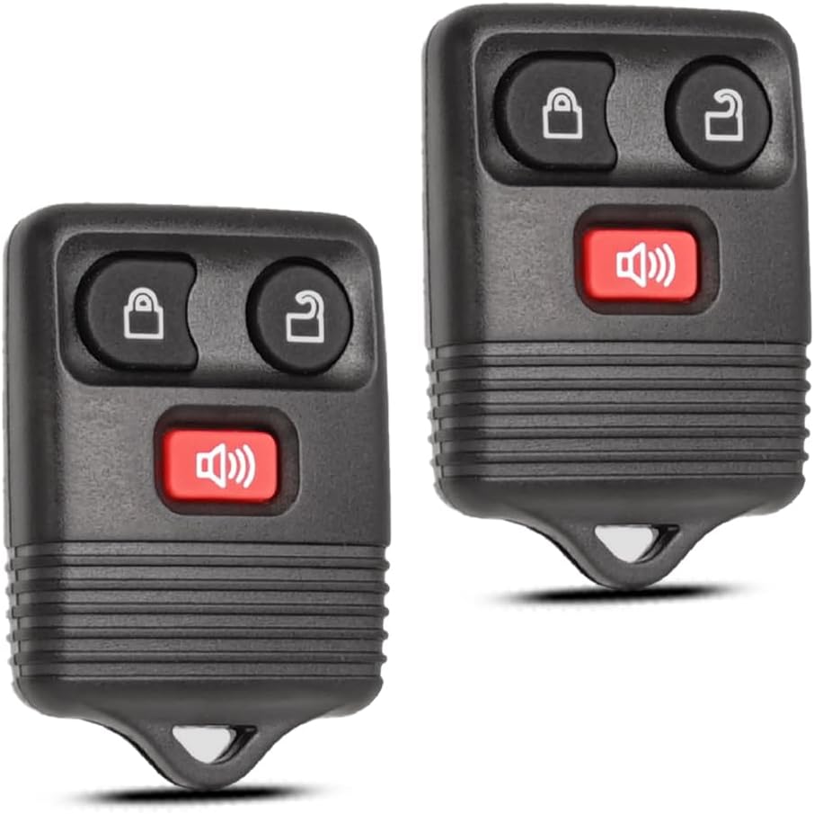 Key Fob Keyless Entry Fits for Ford F150 F250 F350 Explorer Expedition 1998-2016 / Ranger Escape Edge E150 Freestar / Lincoln Navigator Mazda 3 Button Remote Control Replacement CWTWB1U345