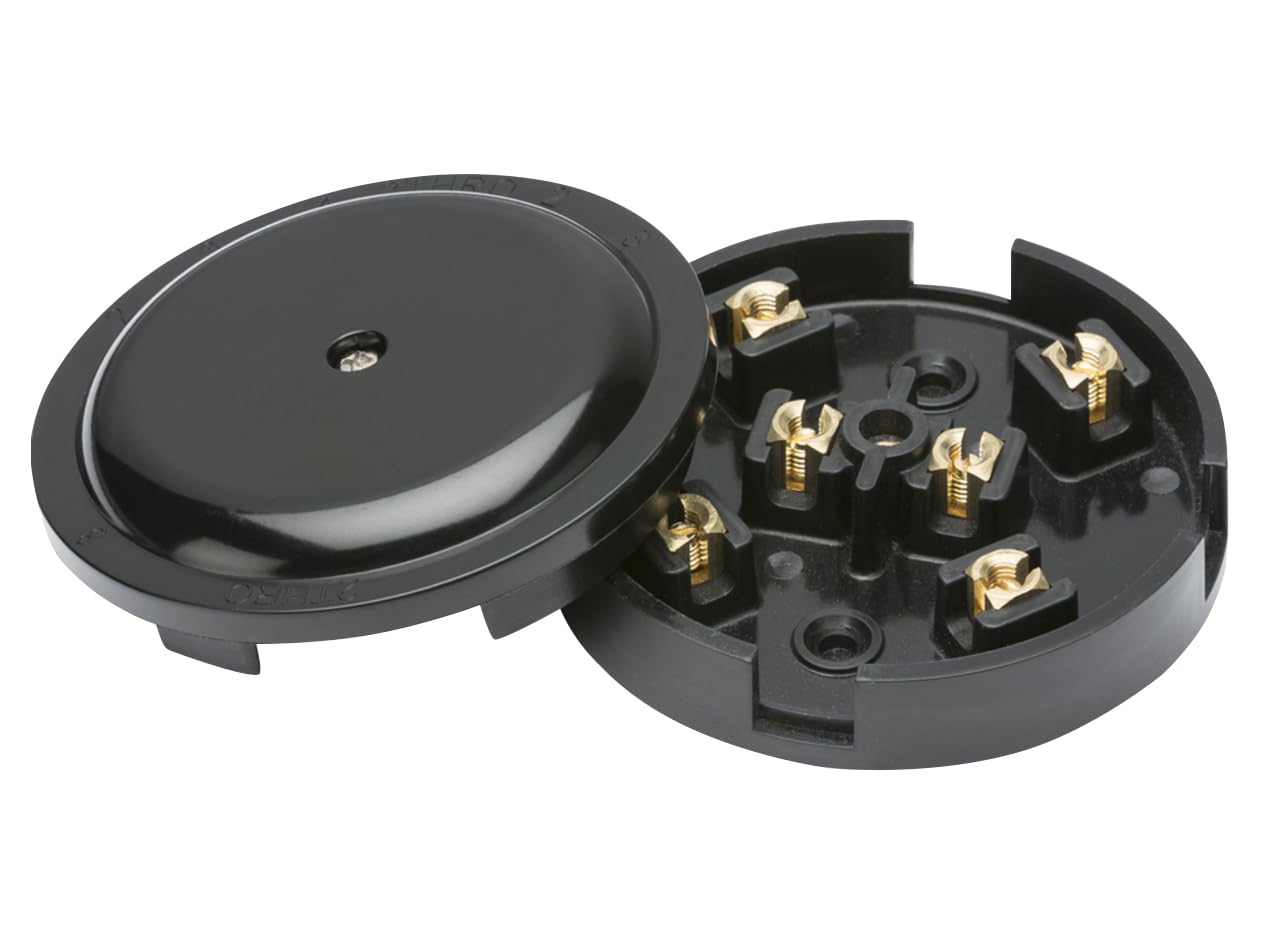 DENCON JUNCTION BOX 20A 6 TERMINAL BLACK