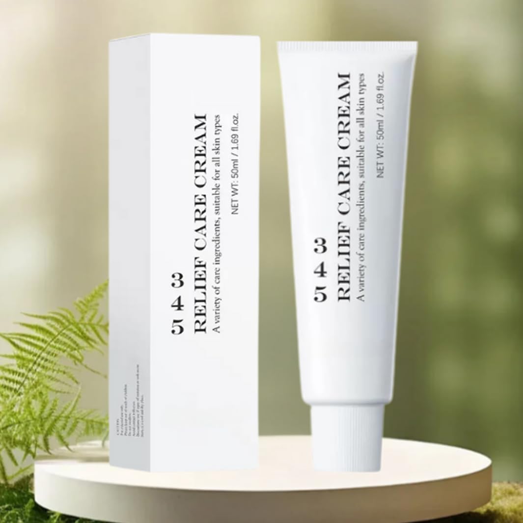 345 Relief Cream，Anti-Sugar & Anti-Oxidation Face Moisturizer, Soothing & Hydrating Cream to Repair Skin Imperfections, (50ml)