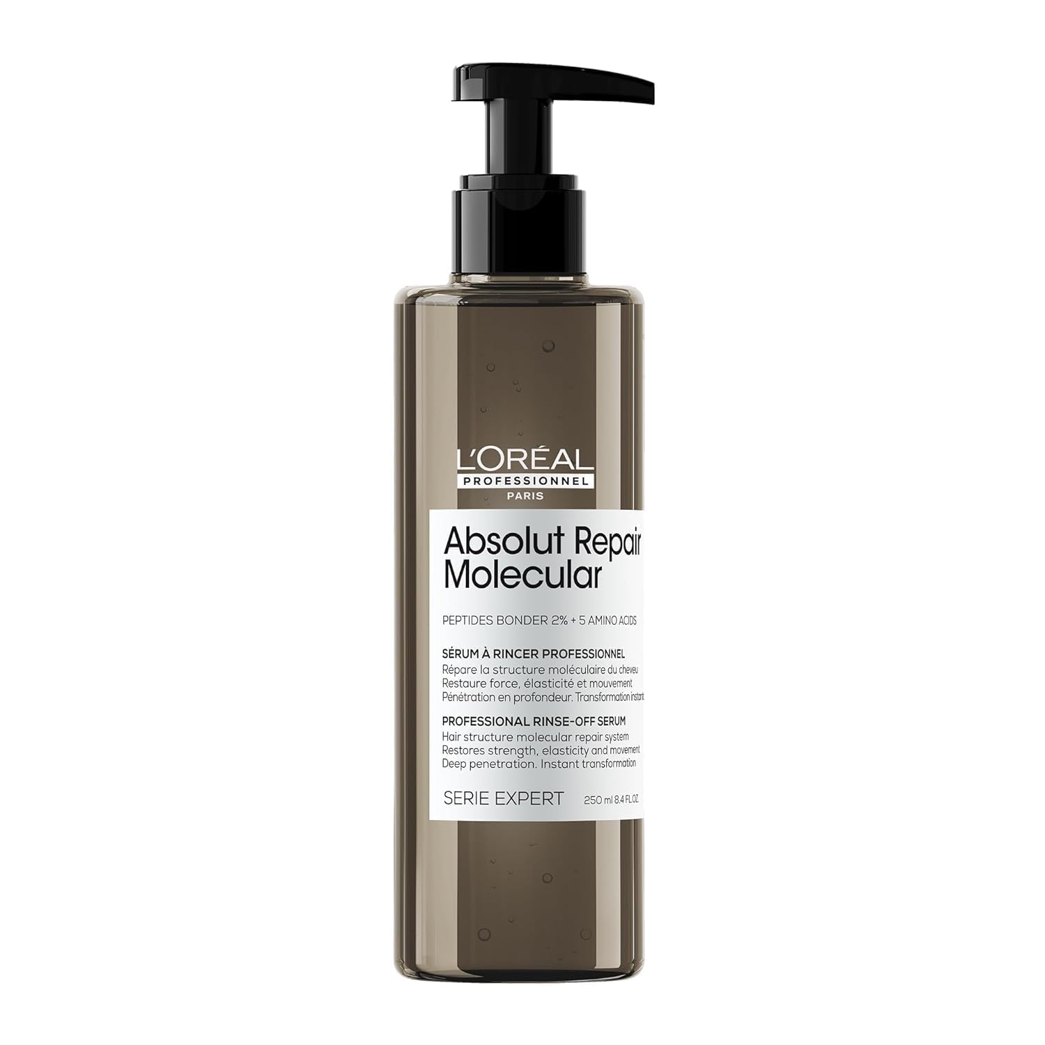 L'Oréal Professionnel Paris Absolut Repair Molecular Rinse Off Serum - Deep Conditioning Treatment For All Damaged Hair Types, Repairs Damage & Restores Strength