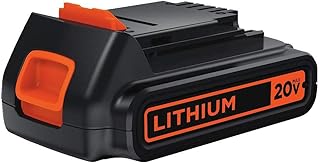BLACK+DECKER 20V MAX Battery, 1.5Ah Lithium Ion Battery, Extended Runtime, Compatible with Tools, Outdoor Equipment and 20V Vacuums (LBXR20)