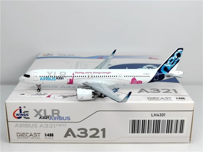 ACE HOBBY JC Wings for Airbus A321neo XLR F-WXLR Flying Xtra Long Range 1/400 Aircraft Pre-Built Model