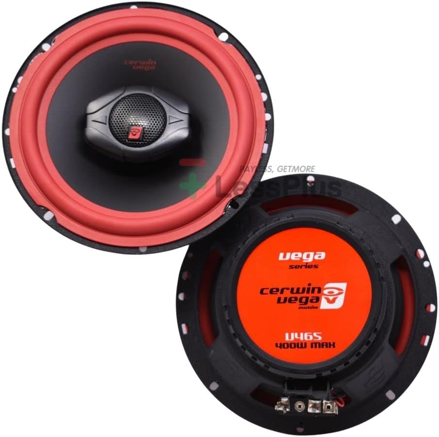 Cerv Vega Series 2-way Speakers (6.5inch, 400 Watts Max, Coaxial)