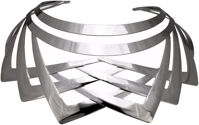 YAZILIND Alloy Choker Simple Statement Short Necklace Choker Collar Bib Fashion Costume Jewelry