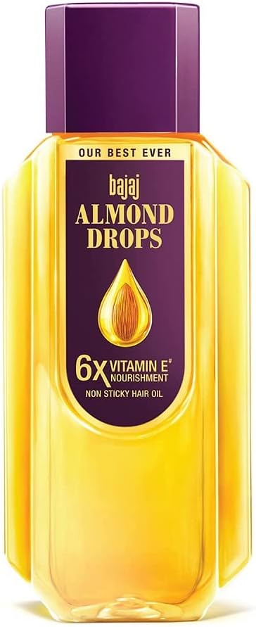 Bajaj Almond Drops Hair Oil -500ml(16.91 Floz.) Economy family pack