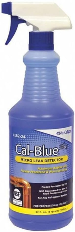 Nu-Calgon 4182-24 Cal-Blue Plus Micro Gas Leak Detector (1 qt. Spray Bottle)