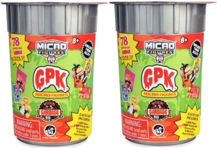 Garbage Pail Kids Micro Figures GPK Collection Series 1 Mystery Box 2 Pack Bundle