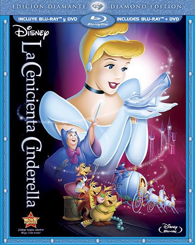 Cinderella(Two-Disc Diamond Edition Blu-ray/DVD Combo in Blu-ray Packaging) (Spanish Version)