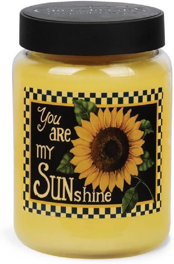 Crossroads LC-DS387 You are My Sunshine Lemon Cookie Jar Candle, 26 oz