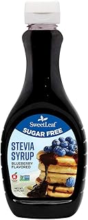SweetLeaf Sugar-Free Stevia Syrup, Blueberry,12 Ounce
