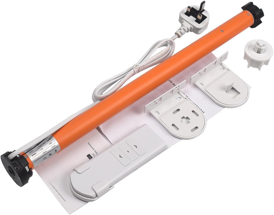 APP WIFI Roller Blinds Motor, 240V Alexa Smart Roller Shades Motor-Wired Controller Plug in Motorized Blinds