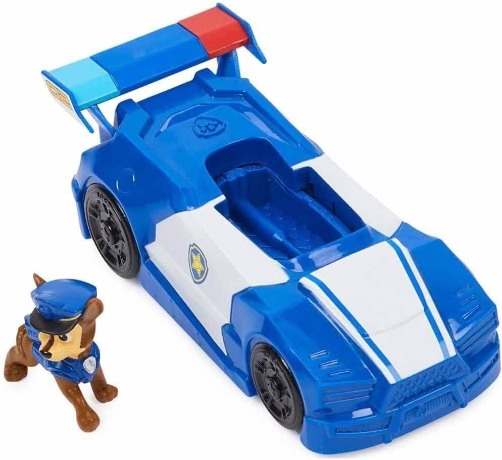 Paw Patrol Chase Mini Movie Vehicle Set 2 in 1 Car & Motorcycle Plus Chase Character