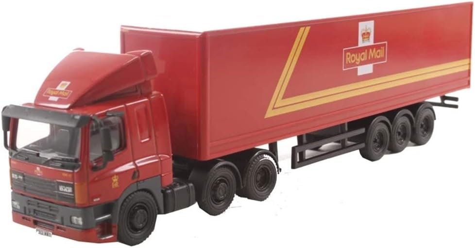 Oxford Diecast 76DAF001 DAF 85 40ft Box Trailer Royal Mail