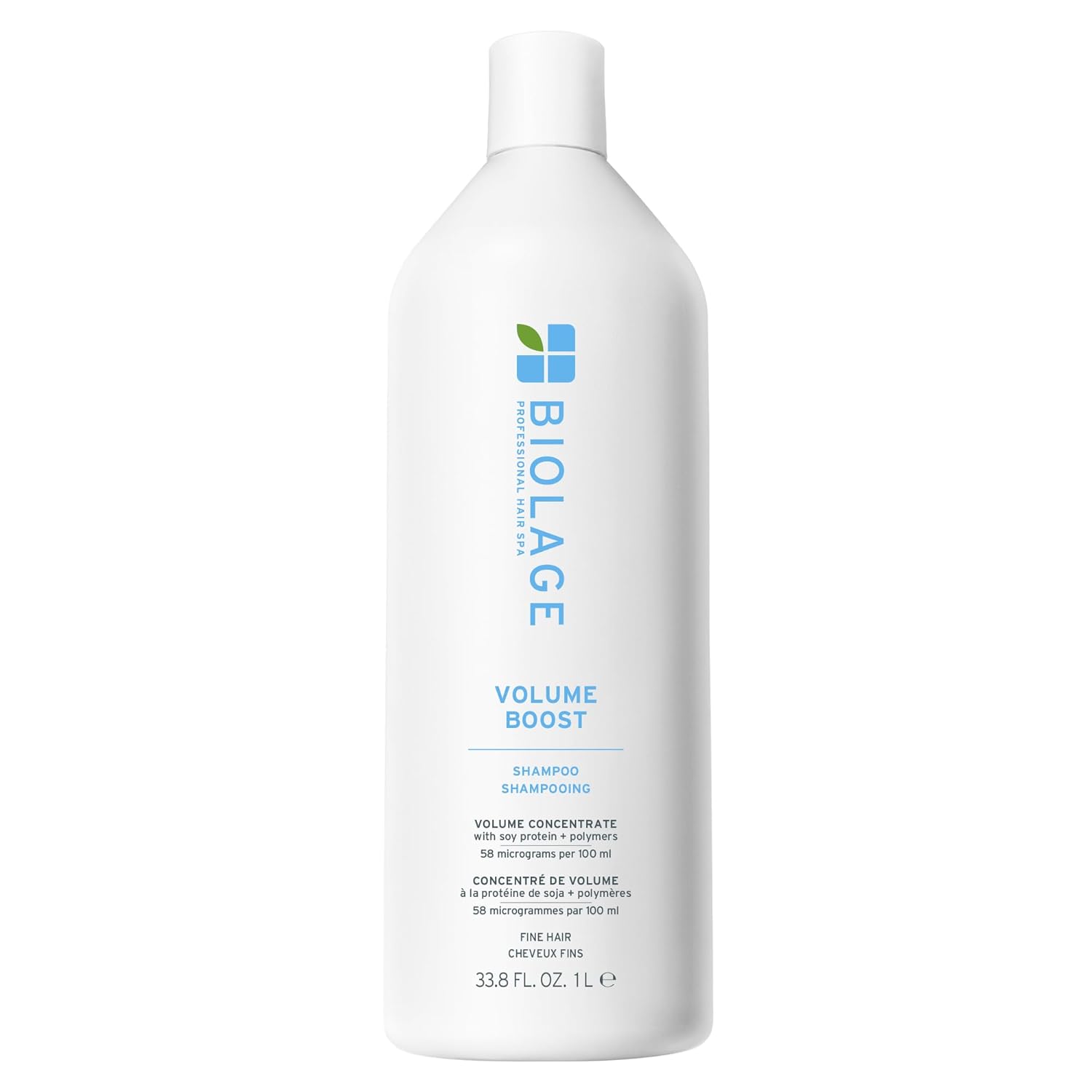 Biolage Volume Boost Shampoo - Long-Lasting Volume, Gently Cleanses, For Fine Hair, Soy Protein & Polymers, Vegan, Paraben-Free
