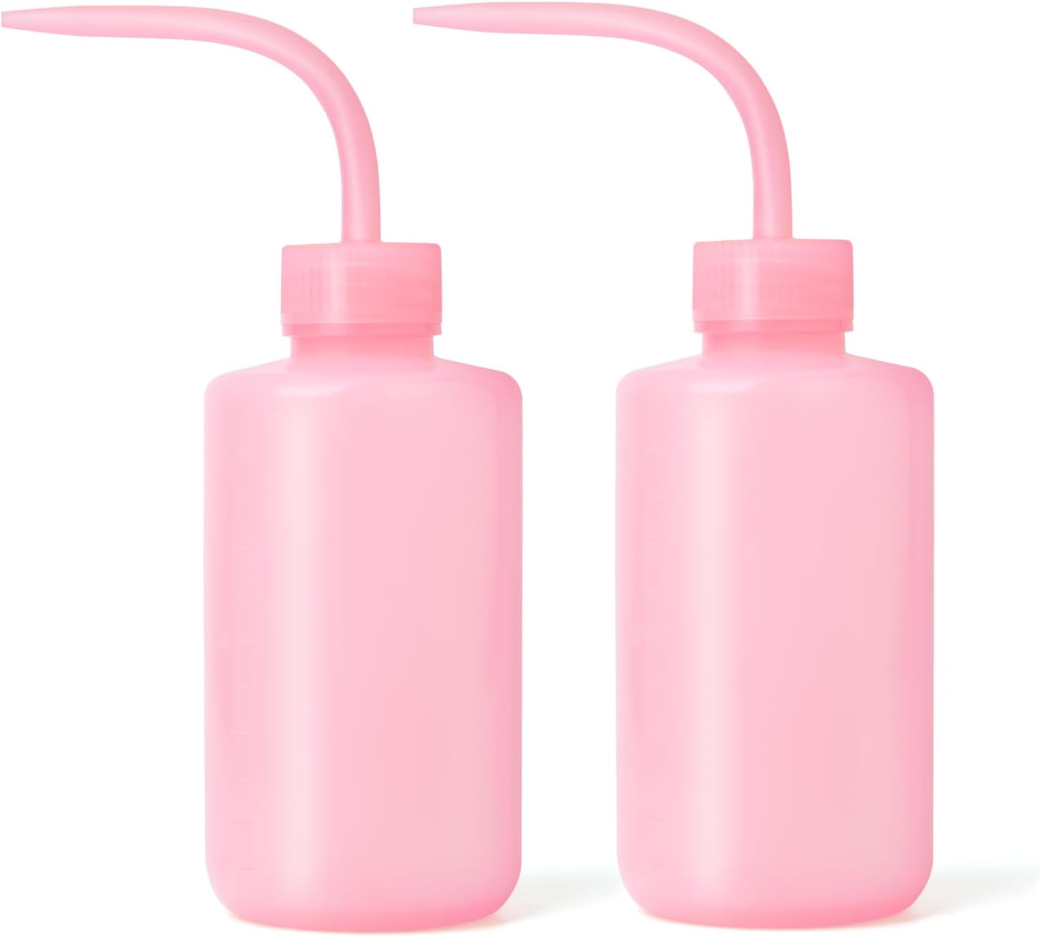 XXXFLOWER 2Pcs Watering Can,Small Squeeze Bottles for Liquids,Succulent Watering Bottle with Bend Mouth,250 ML Water Spray Bottle for Plants Flowers(Pink)