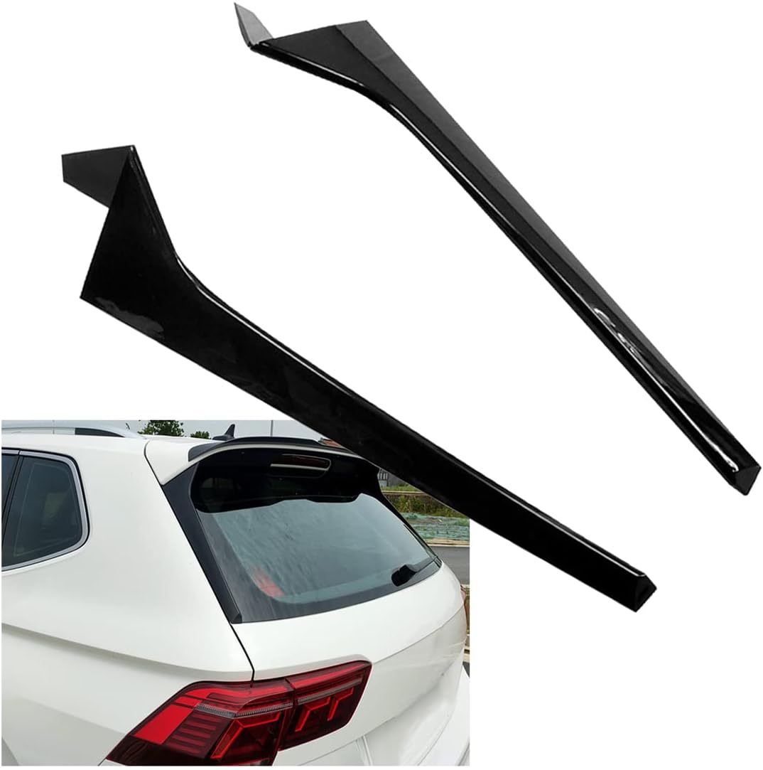 GCcv Rear Wing Spoiler Trim Cover, ABS, for Tiguan R-Line 2017-2022, Self-Adhesive Installation, Part #29661