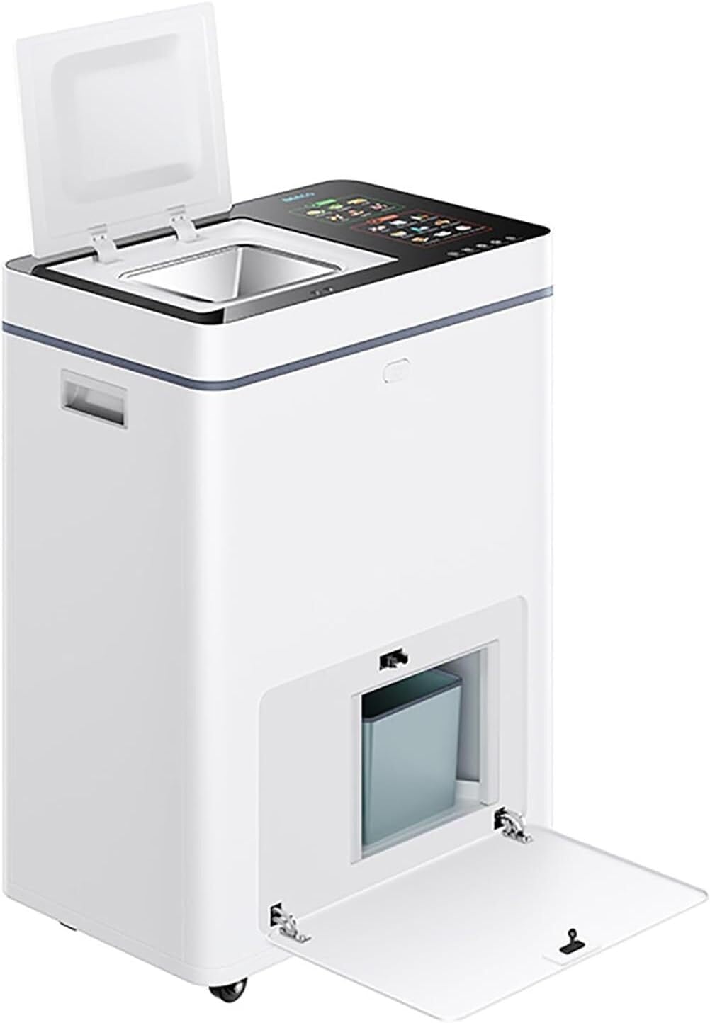 Composter,Compost Bin,300W APP control, Food Cycler with 20L Capacity, Food Waste Dryer, Low Noise and Quiet, Turn Garbage to Compost