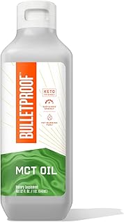 Bulletproof XCT MCT Oil Made with C10 and C8 MCT Oil, 32 Oz, Amplifies Energy, Keto Friendly