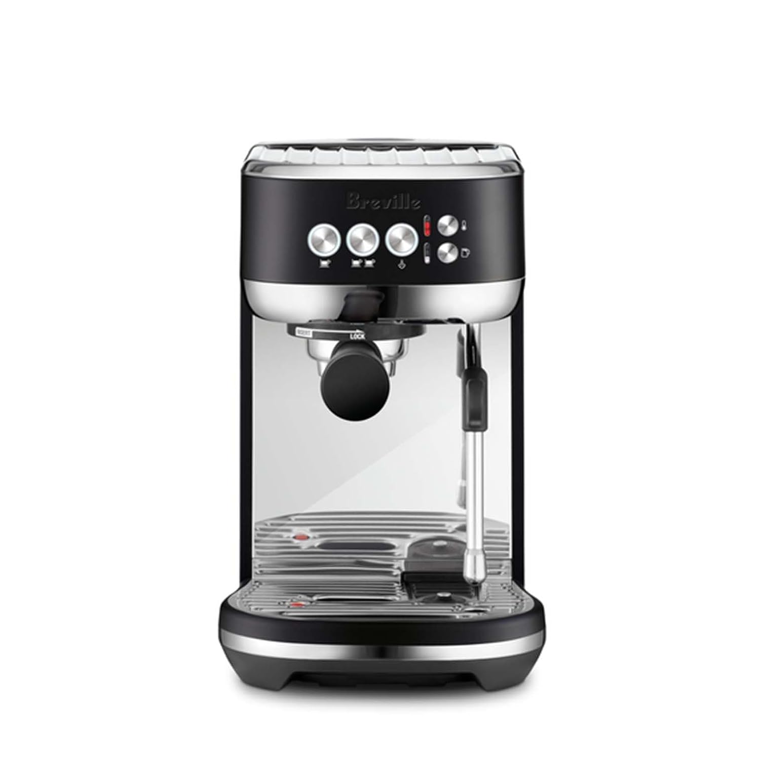 Breville BES500BTR Bambino Plus Espresso Machine, Black Truffle