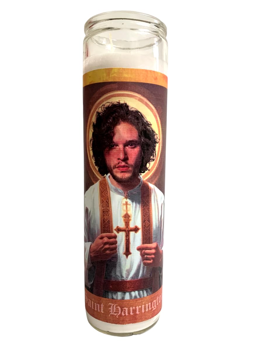 Kit Harrington Celebrity Parody Devotional Prayer Saint Candle
