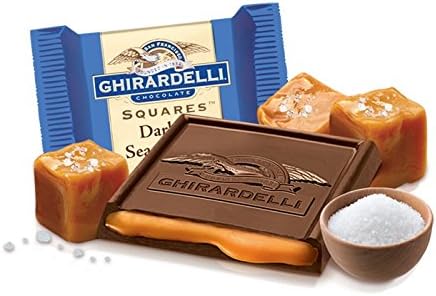 GHIRARDELLI SALTED CARAMEL DARK CHOCOLATE SQUARES (20)