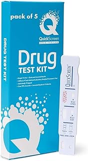 MET 500 ng/mL Urine Dip Card Drug Testing - Pack of 5
