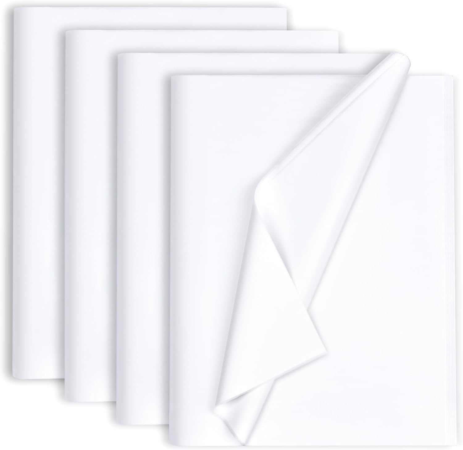130 Sheets 14"x20" White Tissue Paper for Gift Bags, Gift Wrapping Tissue Paper Bulk for DIY Crafts, Birthday, Christmas, Party Decor