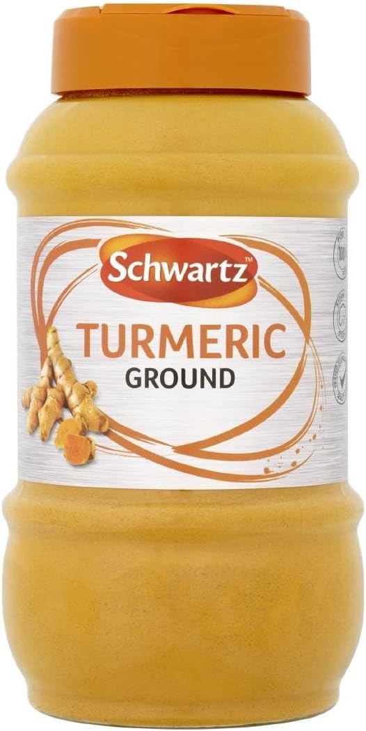 Schwartz Ground Turmeric, Spices for Indian Curry Sauce and Caribbean Seasoning, 0.38 kg