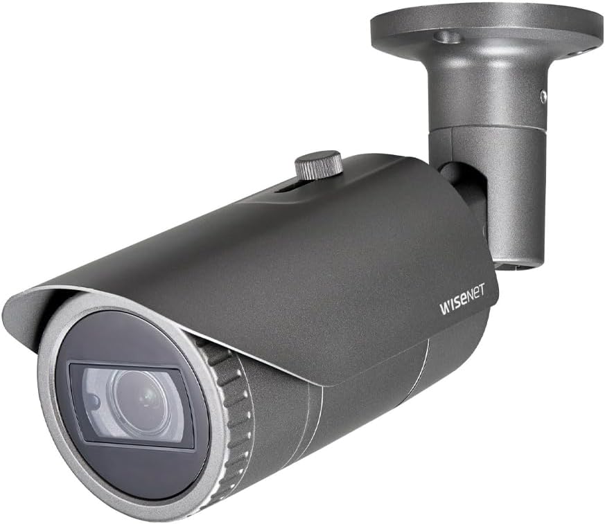 HANWHA | QNO-6082R | 2MP Network IR Bullet Camera with 3.2~10.0mm (3.1x) Motorized varifocal Lens, IP66 Weatherproof, RJ45 Connection