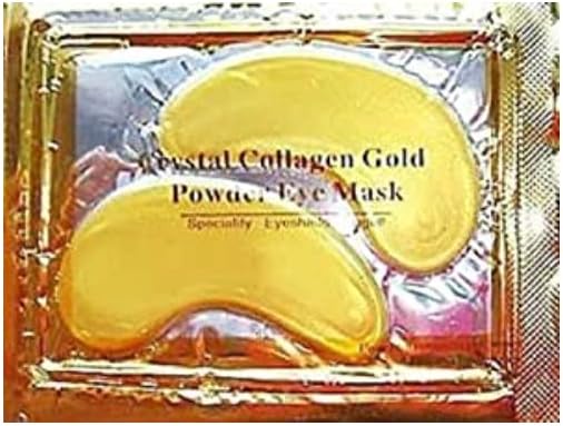 30 x Premium Crystal Collagen Gold Powder Eye Masks Face Pad Anti Ageing Wrinkle HQ Masks