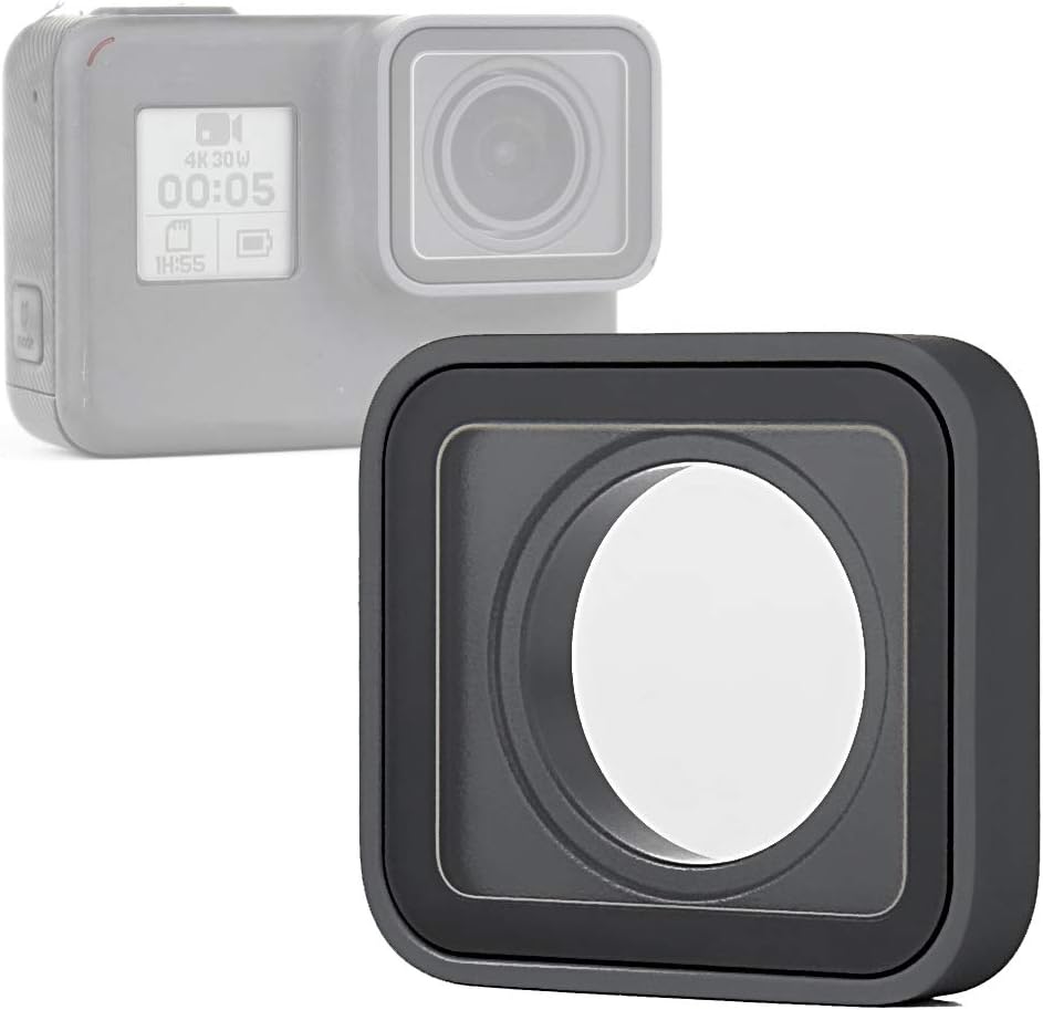 GEPULY Replaceable Lens Cover Protective for GoPro Hero5 Hero6 Hero7 Camera Glass Protector UV Len Cover Repair Part Accessories