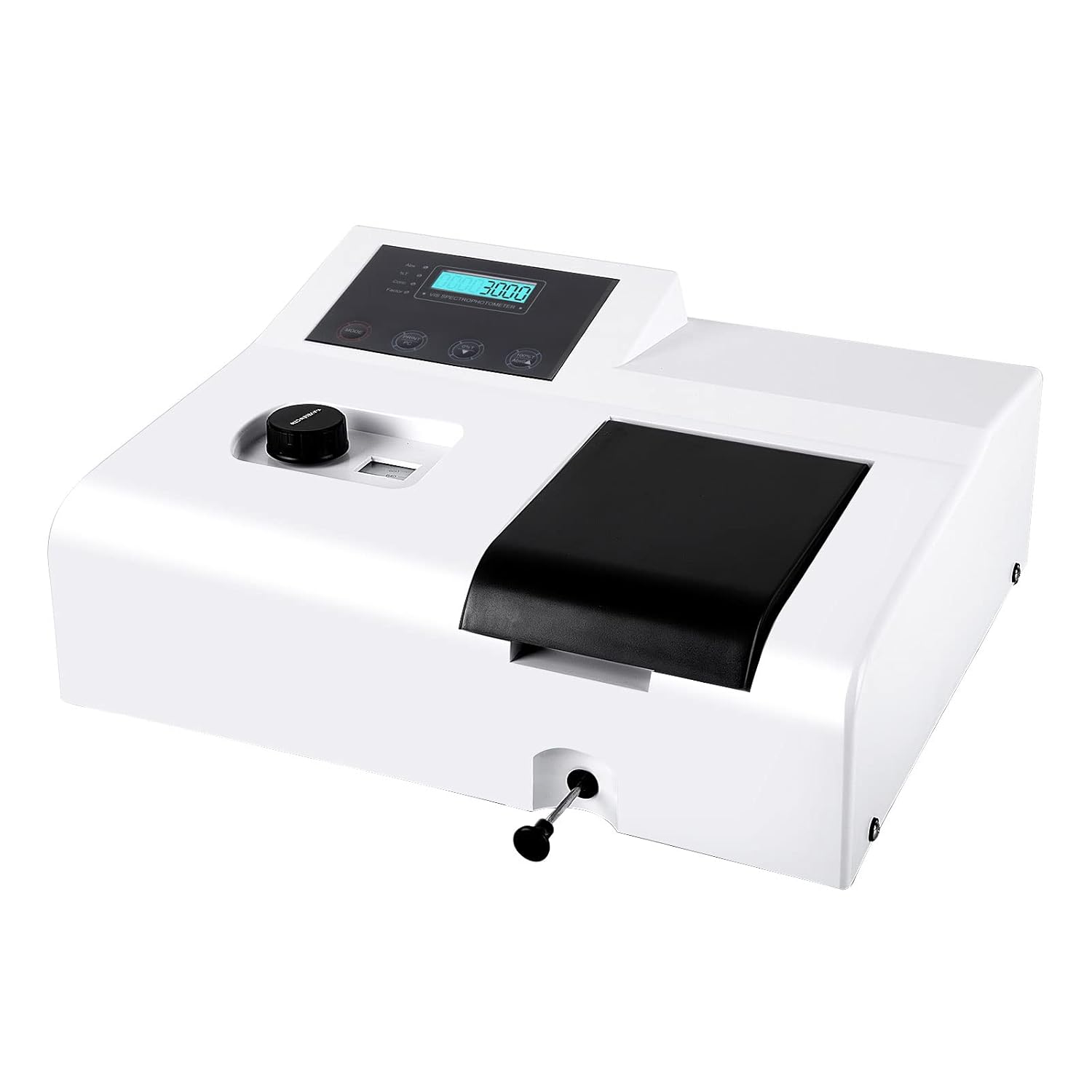 Portable Spectrophotometer 721, LDC Digital Lab Visible Spectrophotometer 350-1020nm Lamp, 6nm Tungsten Lamp Laboratory Analytical Equipment Spectrometer 110V