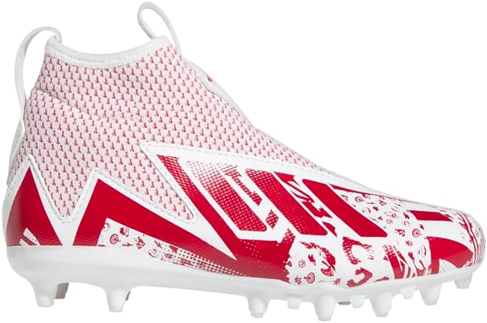 adidas Kids Boys Freak Spark 23 Mismatch Slip On Football Sneakers Shoes Cleated - White