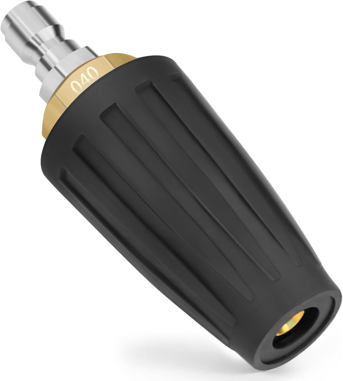 Pressure Washer Tips Turbo Nozzle - 4000PSL Max Rotating 360° Pressure Washer Turbo Nozzle 4.0 GPM 4.0 Orifice With 1/4'' Quick Connect for Cleaning Garden Car Brick, Concrete, and Vinyl Surfaces