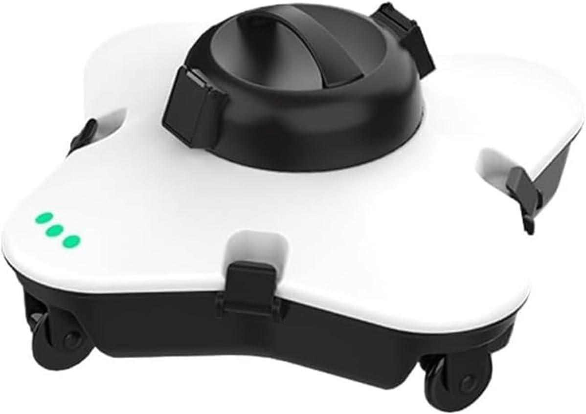 ERSDM Automatic Pool Vacuum Cleaner,Cordless Pool Cleaner Robotic,Electric Pool Cleaning Robot,Lasts 120 Mins and 100㎡,7500mAh,Diving depth 3M,for Indoor Outdoor Swimming Pools