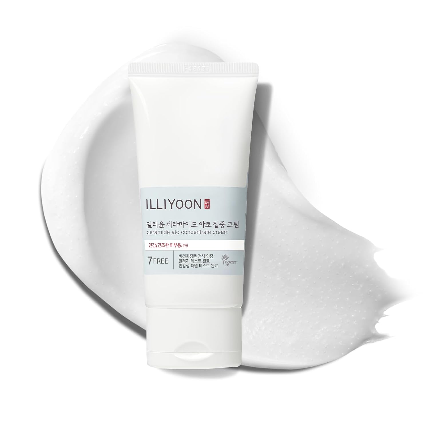 Illiyoon Ceramide ATO Cream (2.53 Fl oz, 75ml) Korean Moisturizer for Dry & Sensitive Skin, Hydrating Care, Gentle for Infants and Adults, Not Tested on Animals, No Parabens, Korean Skincare