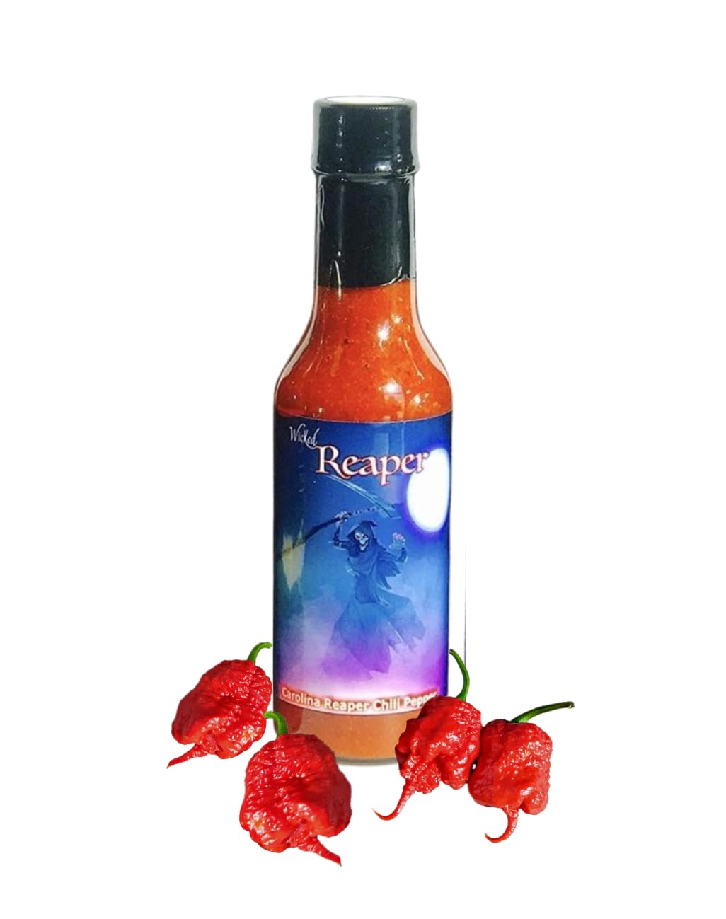 Wicked Reaper Carolina Reaper Hot Sauce, 5 oz – Extreme Heat